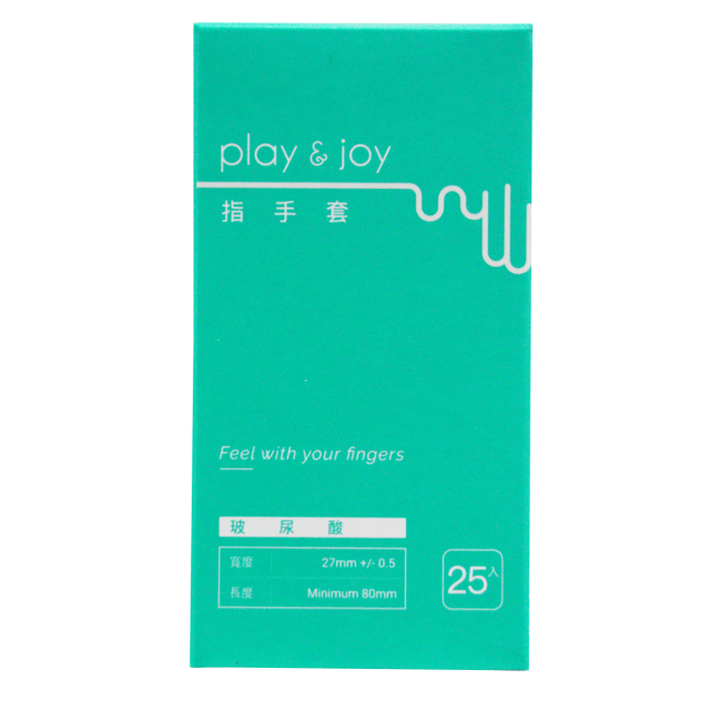 PLAY & JOY．玻尿酸衛生指手套 (5入/25入)