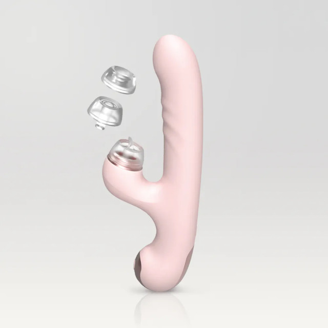 TASLA 特濕拉 Model Sucks｜吮吸拍打伸縮三合一｜電動按摩棒