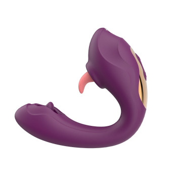 Mytoys｜Mylicker 舔舔喵 雙頭舌舔振動棒