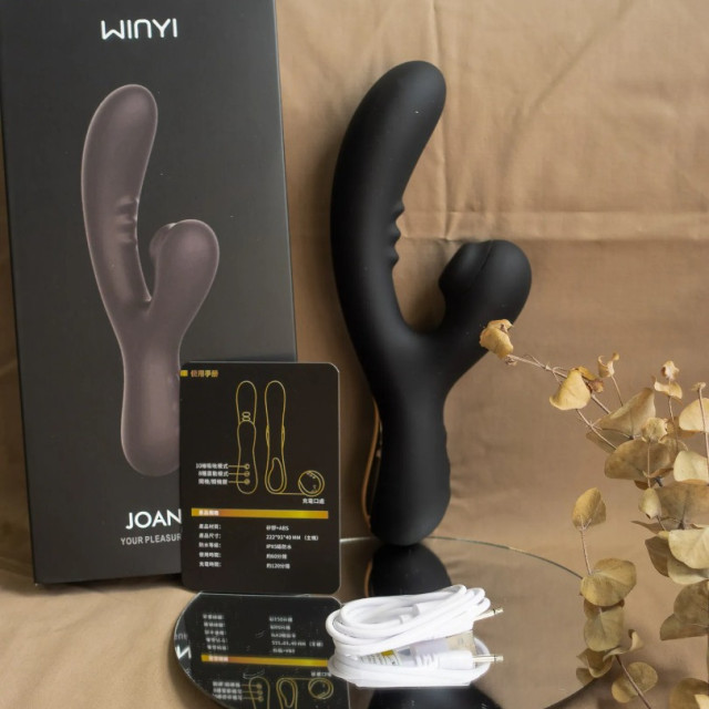 JOANNA 小海兔雙重吸吮按摩棒｜WINYI 