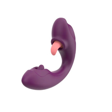 Mytoys｜Mylicker 舔舔喵 雙頭舌舔振動棒