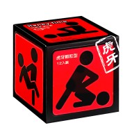 哈妮來．虎牙型保險套（紅12入）