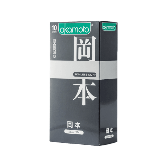 岡本．Skinless Skin 混合潤薄型保險套（10入）