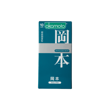 岡本．Skinless Skin 潮感潤滑型保險套（10入）