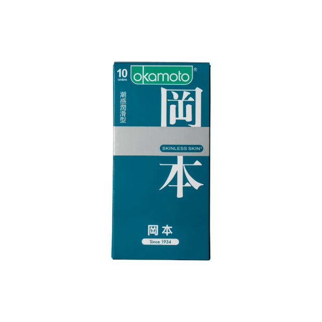 岡本．Skinless Skin 潮感潤滑型保險套（10入）