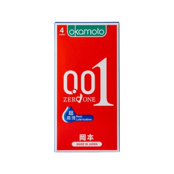 岡本．001 RL超潤滑保險套（4入）