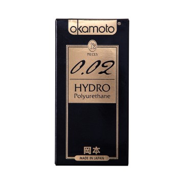 岡本．002 HYDRO 水感勁薄保險套（12入）