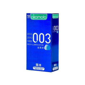 岡本．003 RL 超潤滑保險套（10入）