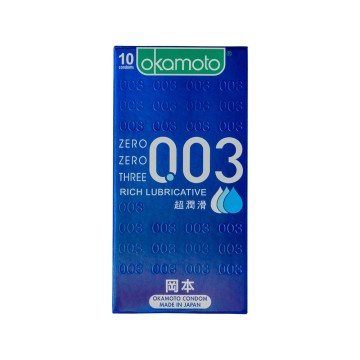 岡本．003 RL 超潤滑保險套（10入）
