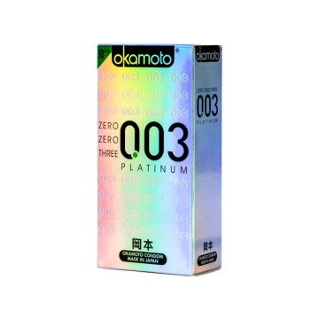 岡本．003 極薄白金保險套（10入）