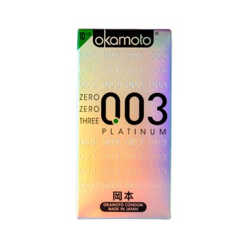 岡本．003 極薄白金保險套（10入）