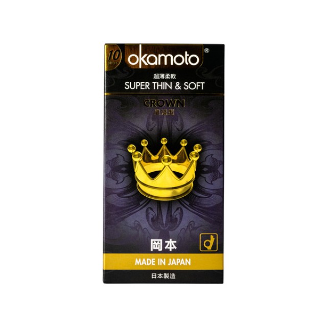 岡本．皇冠型保險套（10入）
