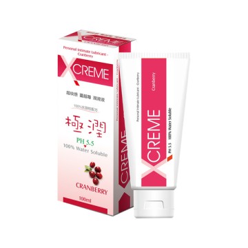 岡本．X-Creme超快感 蔓越莓潤滑液 100ml