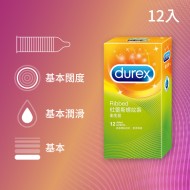 杜蕾斯．凸點裝保險套12入