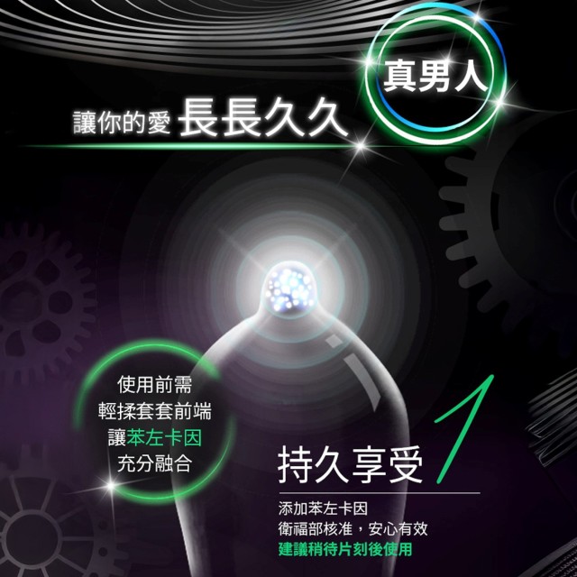 杜蕾斯．飆風碼保險套3入