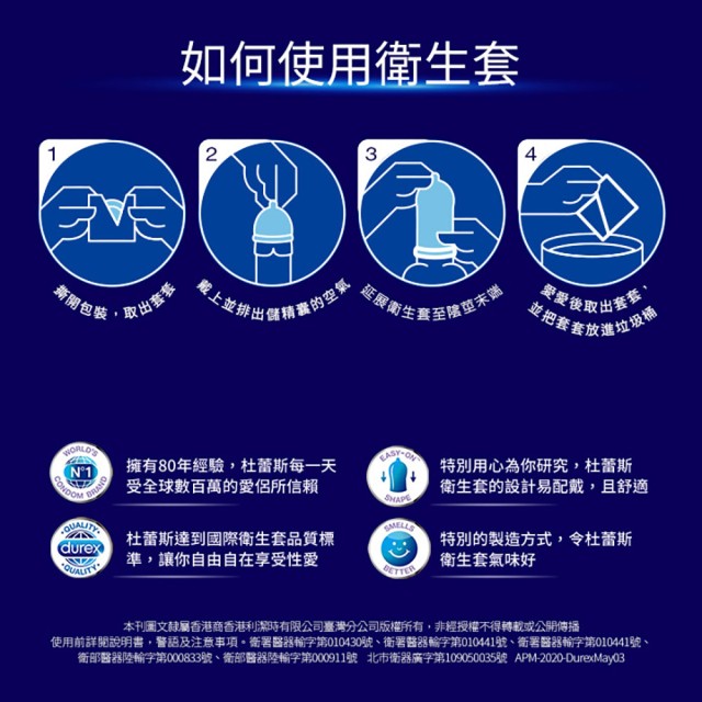 杜蕾斯．AIR輕薄幻隱裝保險套8入