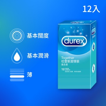 杜蕾斯．激情裝保險套12入