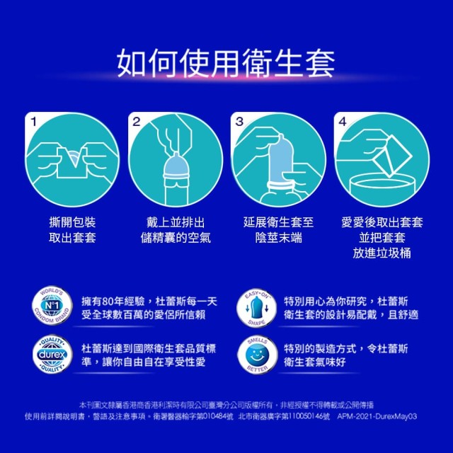 杜蕾斯．激情裝保險套12入