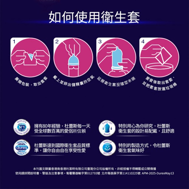 杜蕾斯．綜合裝保險套6入