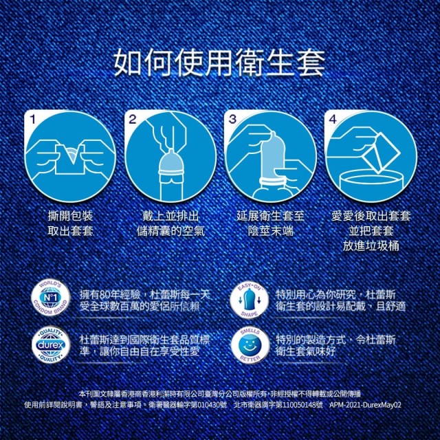杜蕾斯．活力裝保險套12入
