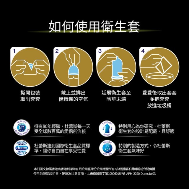 杜蕾斯．熱愛王者型保險套8入