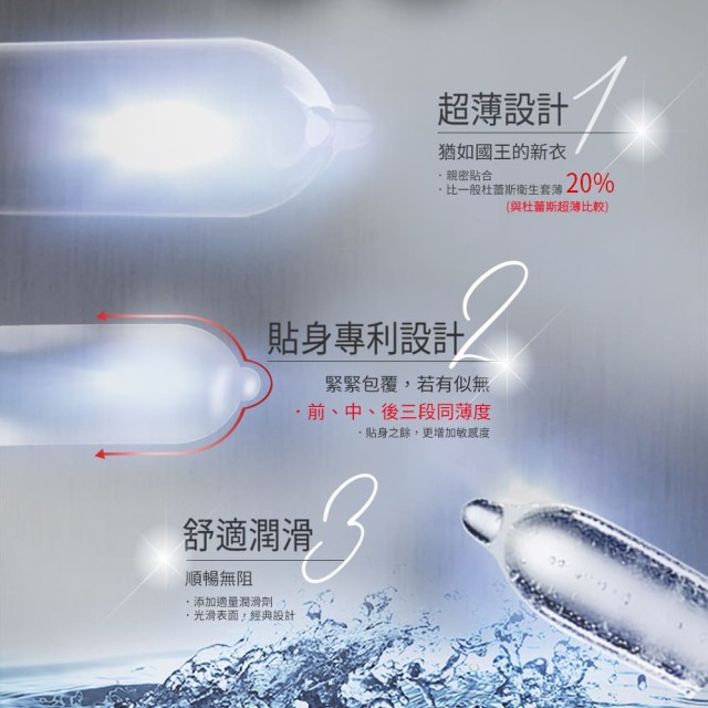 杜蕾斯．超薄裝更薄型保險套10入