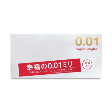 Sagami．相模元祖 0.01 PU保險套（20入）