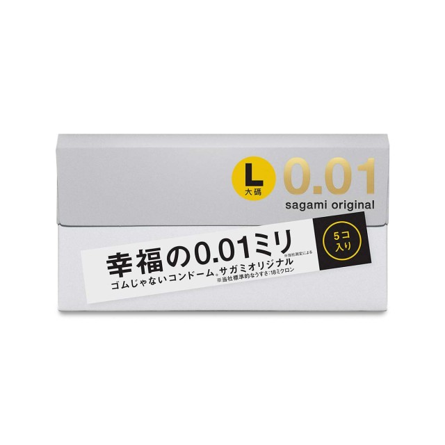 Sagami．相模元祖 0.01 PU加大Ｌ保險套（5入）