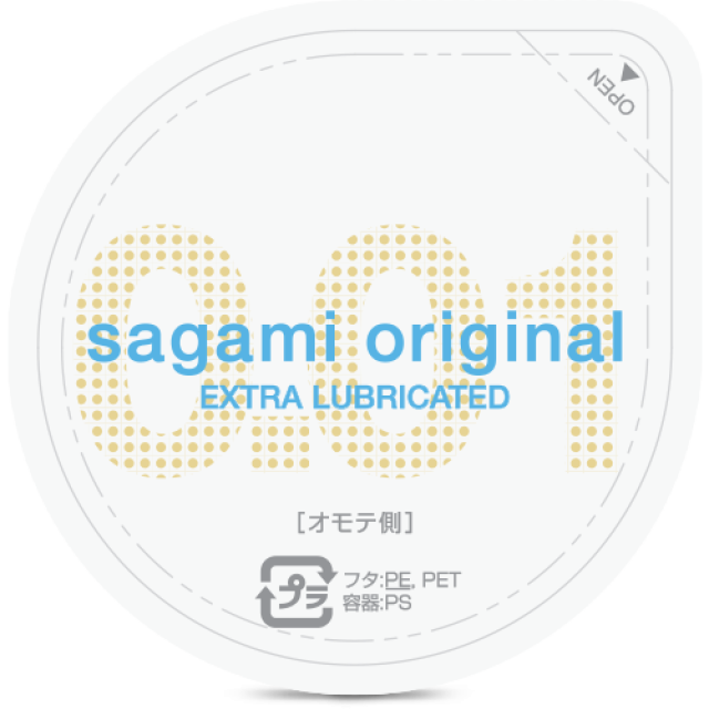 Sagami．相模元祖 0.01 PU極潤裝保險套（12入）
