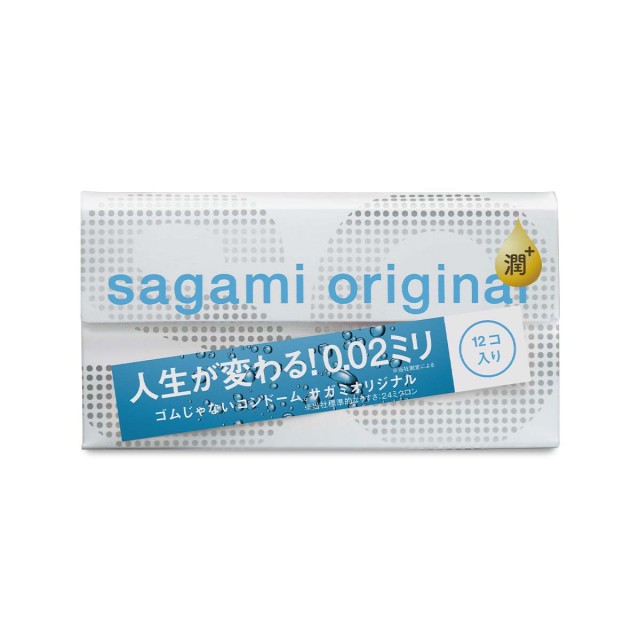 Sagami．相模元祖 0.02 PU極潤裝保險套（12入）