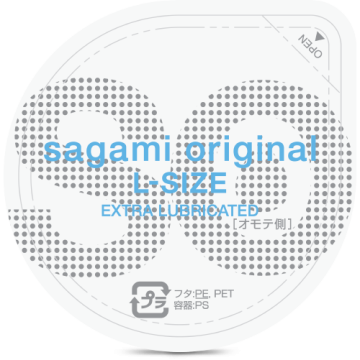 Sagami．相模元祖 0.02 PU極潤裝 加大Ｌ保險套（12入）
