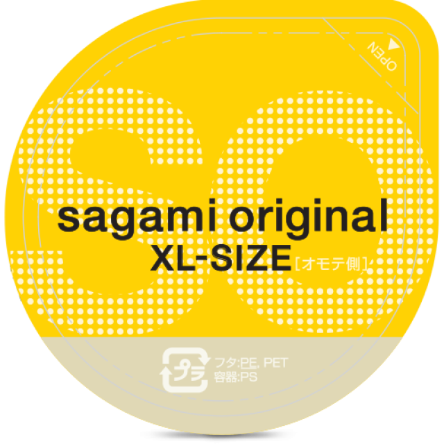 Sagami．相模元祖 0.02 極致薄 加大ＸＬ保險套（12入）