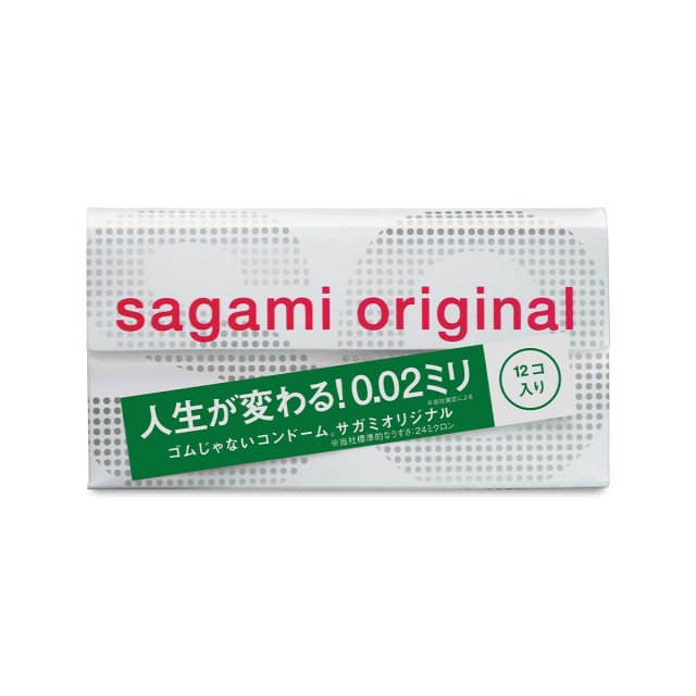 Sagami．相模元祖 0.02 超激薄保險套（12入）