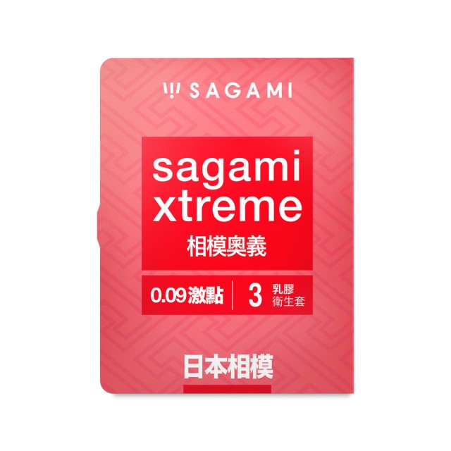 Sagami．相模奧義 0.09激點保險套（3入）
