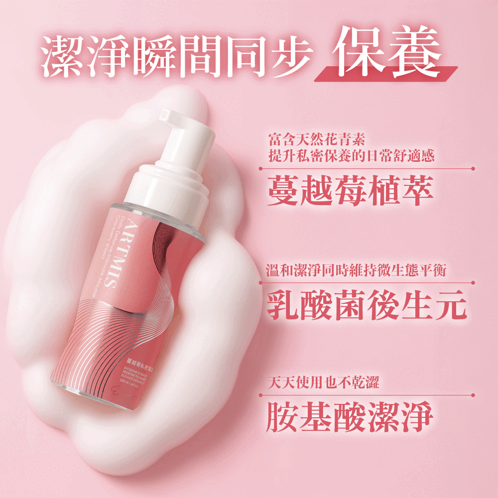 PLAY & JOY．私密清潔慕斯（蔓越莓）250ml 2