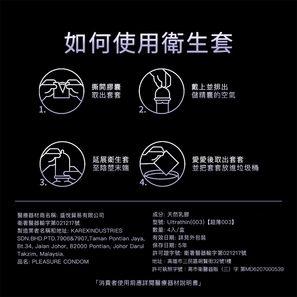 PLAY & JOY．樂趣衛生套-003超薄 6